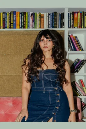 FREAKINS Print Cotton Denim Tube Top