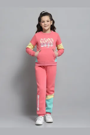 Monte Carlo Girls Printed Round Neck Tracksuits
