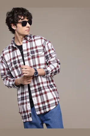 Roadster The Lifestyle Co. Tartan Checks Casual Shacket