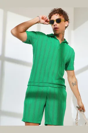 Campus Striped T-Shirt With Trousers Co-Ords