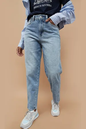 Lifestyle Women Straight Fit Heavy Fade Jeans