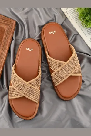 Styli Women Chunky Flat Wedges