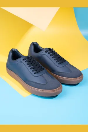 Styli Men Solid Casual Court Sneakers