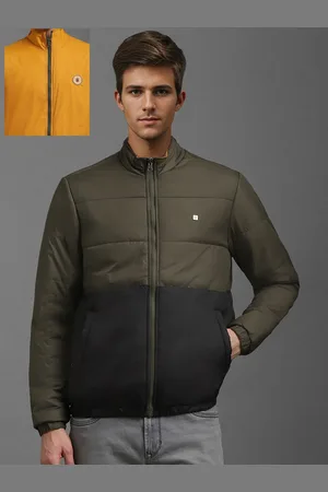 Louis Philippe Men Colourblocked Reversible Padded Jacket