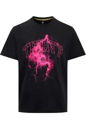Under Armour Men Graphic Printed Round Neck Cotton T-shirt