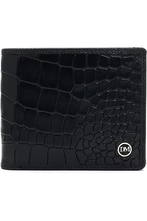 Da Milano Men Textured Leather Two Fold Wallet