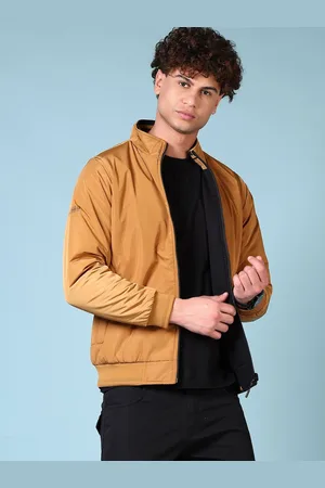 V-Mart Men Mock Collar Solid Cotton Casual Bomber Reversible Jacket