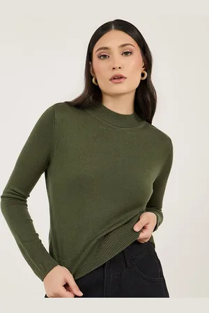 Styli Women High Neck Fitted Sweater