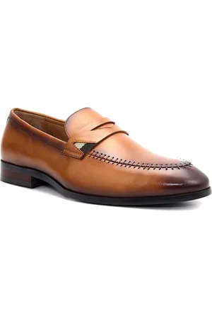 ROSSO BRUNELLO Men Leather Formal Loafers