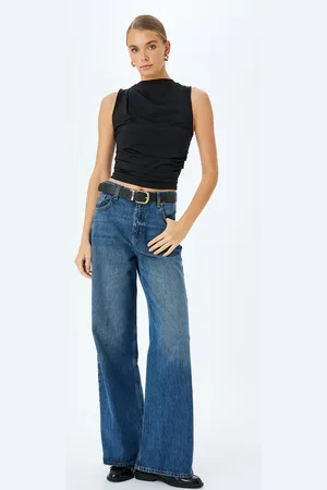 Koton Women Sleeveless Crop Top