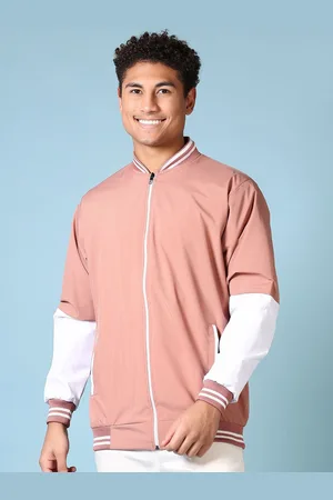 V-Mart Men Varsity Jacket with Embroidered