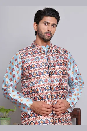 Jompers Digital Printed Nehru Jacket
