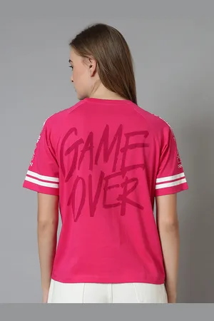 Free Authority Women Squid Game Printed Round Neck Cotton T-shirt