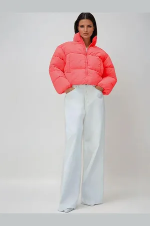 KOTTY Women Insulator Crop Puffer Jacket