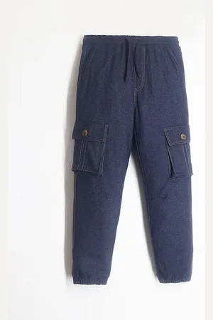 Cherry Crumble Boys Relaxed Straight Leg Joggers Trousers