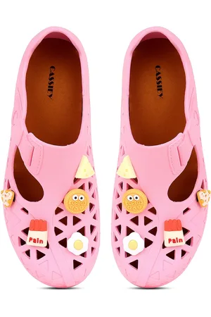 CASSIEY Women Striped Rubber Clogs