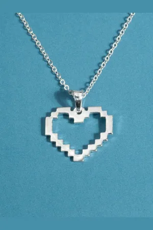 Salty Dreamy Heart Silver Pendant With Chain