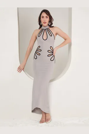 BAESD Women Cut-Outs Detail Maxi Dress