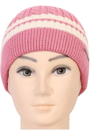 Bonjour Unisex Printed Woollen Beanie