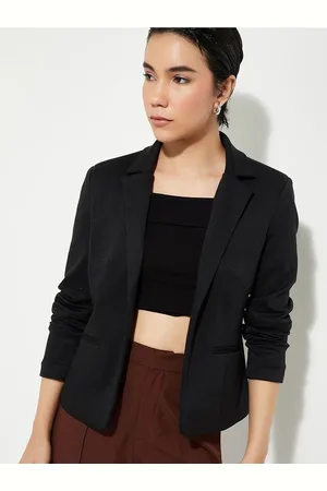 Max Collection URB_N Women Solid Open Front Blazer