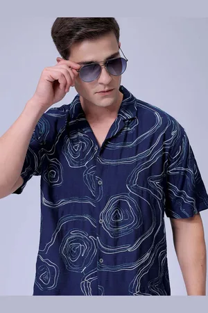 The Indian Garage Co Men Relaxed Fit Embroidery Resortwear Shirt