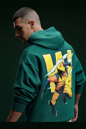 Highlander Marvel X Men Men Drop Shoulder Oversized Hooded Sweatshirt