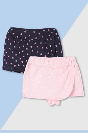 Max Collection Girls Printed Shorts