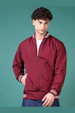 V-Mart Men Bomber with Embroidered Jacket