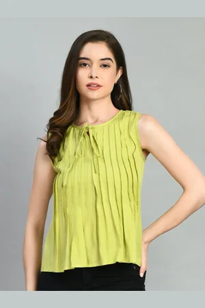 DressBerry Women Tie-Up Neck Top