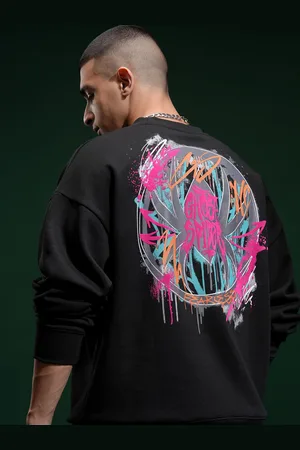 Highlander Marvel Spider Man Men Drop Shoulder Oversized Sweatshirt
