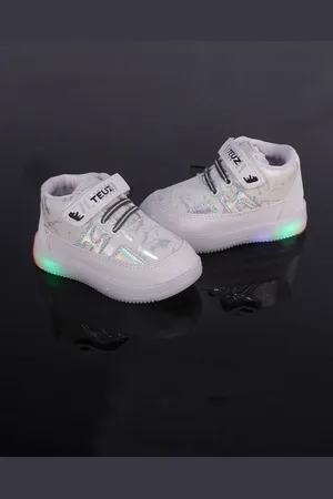 FEETWELL Kids Velcro LED Sneakers