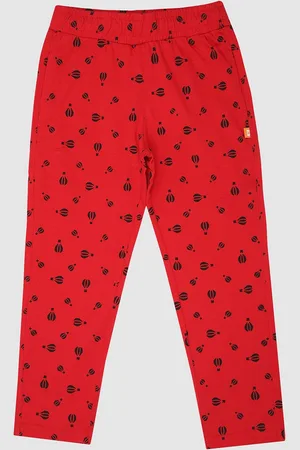 BodyCare Boys Printed Cotton Regular Fit Track Pants