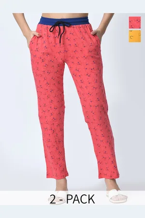 BAESD Women Pack Of 2 Printed Cotton Trousers