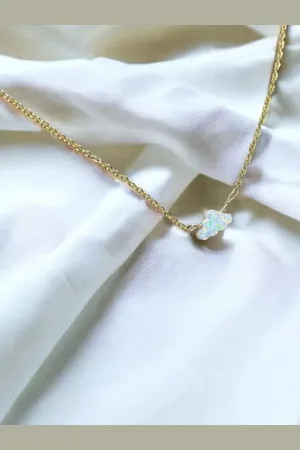 Salty Dreamy Cloud Pendant Minimal Necklace