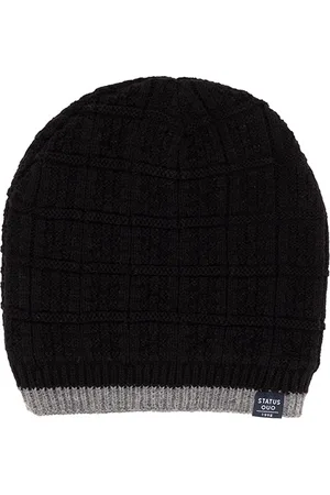Status Quo Men Self Design Beanie