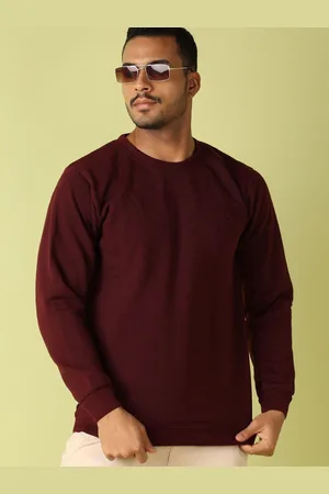 V-Mart Men Cotton Round Neck Long Sleeves Pullover