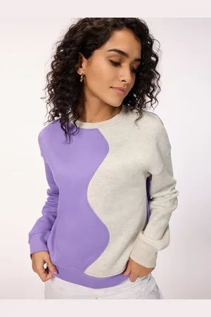 Bombay High Women Colourblocked Pullover Sweatshirt