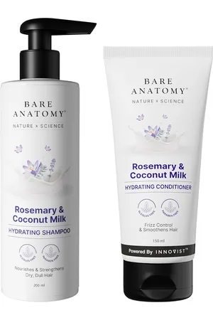 Bare Anatomy Set Of Rosemary & Coconut Milk Hydrating Conditioner & Shampoo