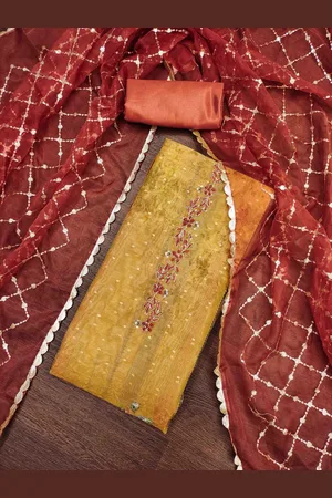 Kalini Embellished Unstitched Dress Material