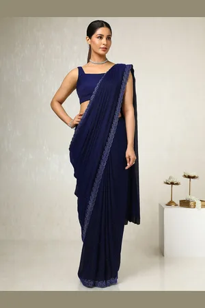 Soch Embellished Beads and Stones Pure Chiffon Saree