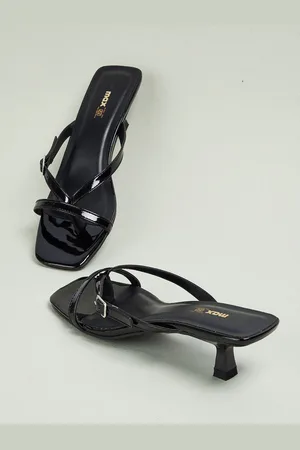Max Collection Women PU Kitten Mules