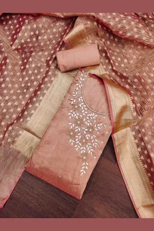 Kalini Embellished Unstitched Dress Material