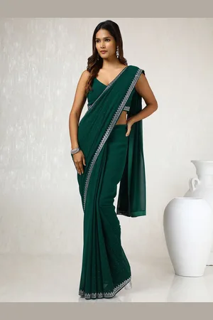 Soch Embellished Beads and Stones Pure Georgette Saree