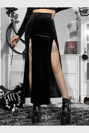 HERE&NOW Women Flared Maxi Skirt