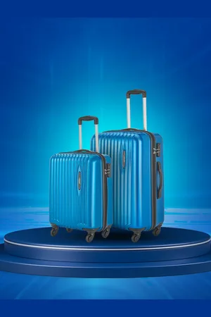 Safari Glimpse Set of 2 Poly Carbonate Small & Medium Hard Trolley Bag