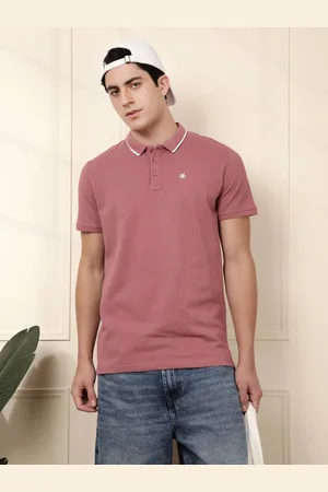 WROGN Men Solid Polo Collar T-shirt