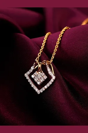 GIVA 14KT BIS Hall Mark Diamond Pendant