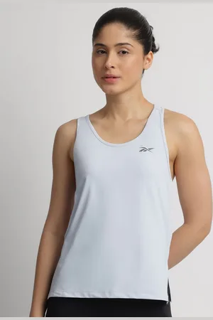Reebok Round Neck Sleeveless Tops