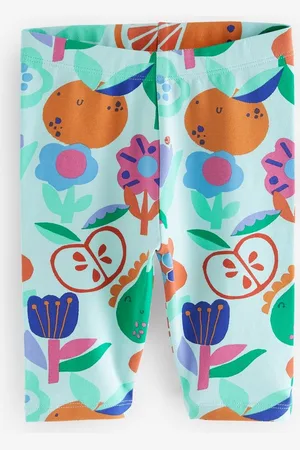 Next Girls Floral Printed Cropped Leggings
