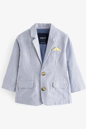 Next Boys Striped Single-Breasted Blazer
